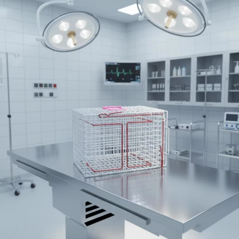 Professional High‑Quality Veterinary Restraint Injection Cage for Cats, Veterinary Clinic Animal Handling Equipment
