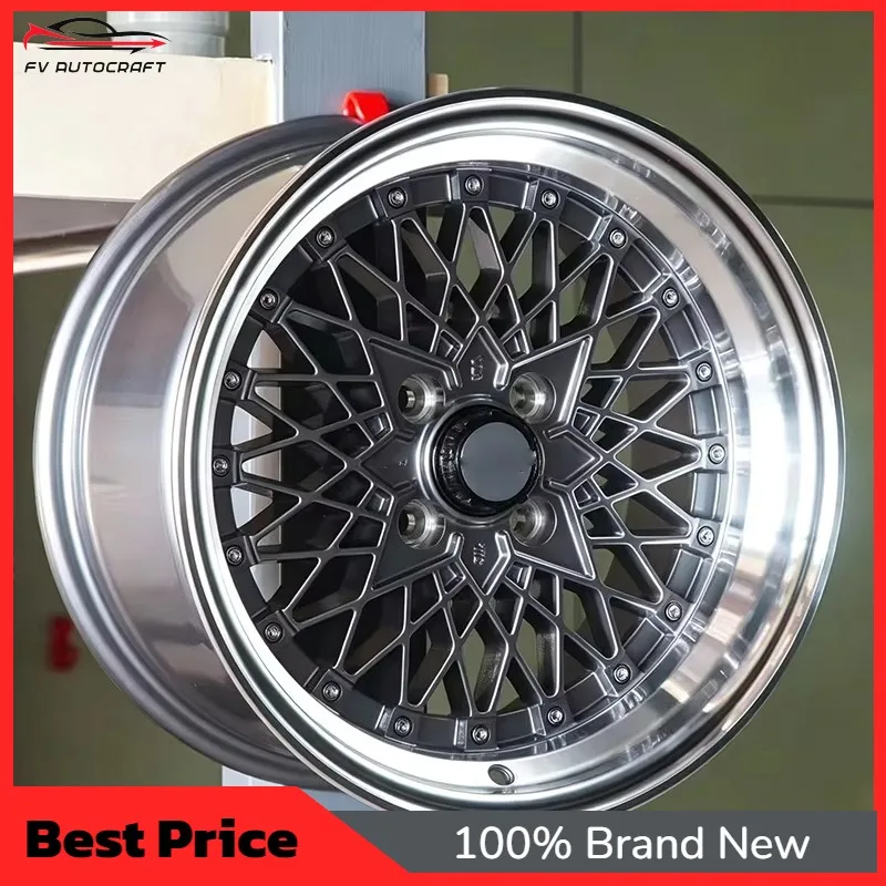 【2026】Hot Sale Custom 4*100 Forged Wheels Rim Aluminum Alloy 15 Inch For BMW Mini For VW Santana Jetta Golf For Honda Fit