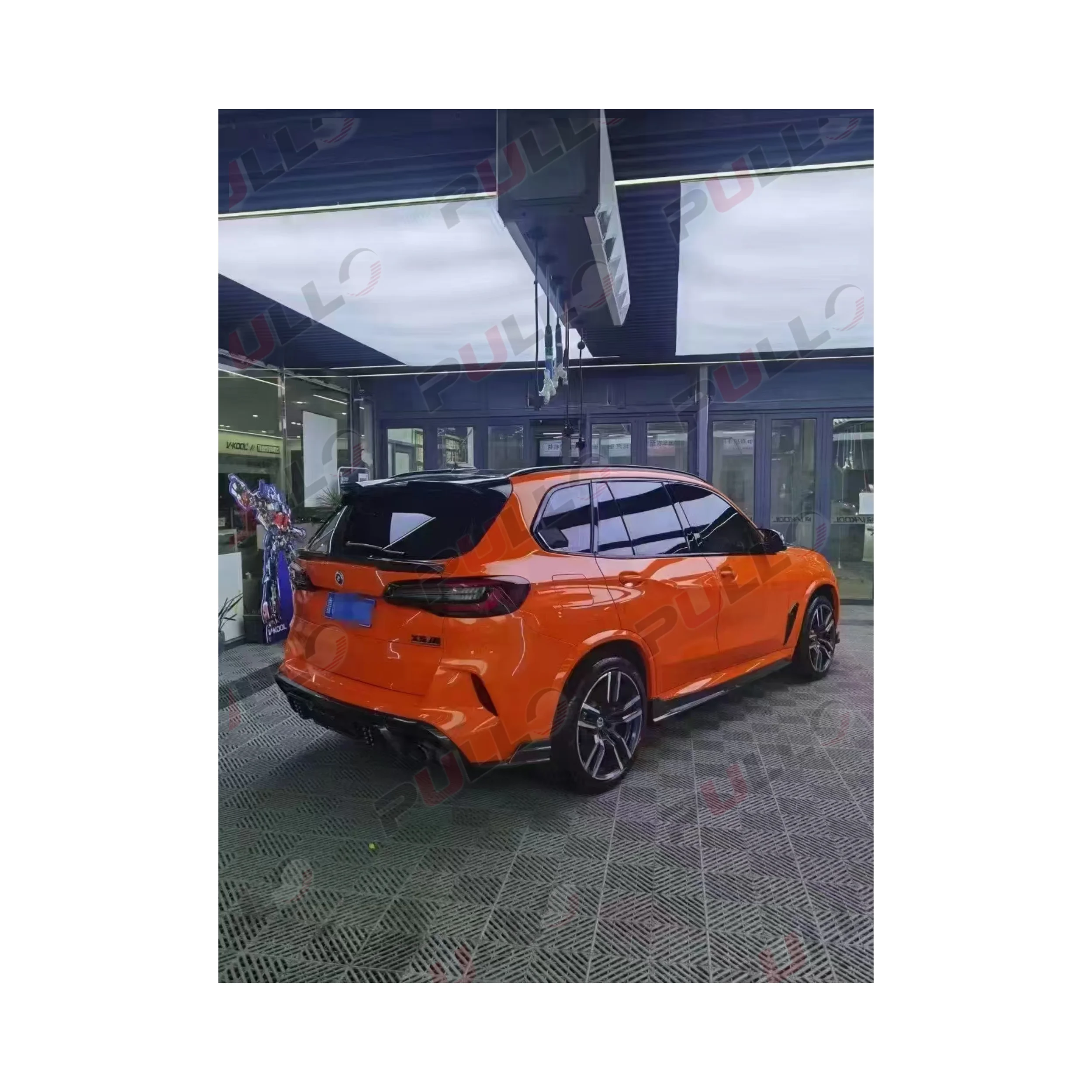 Kohlefaser-Autozubehör für X5 F95 M Competition 2021, Frontlippe, Heckdiffusor, Seitenschweller, Heckspoiler