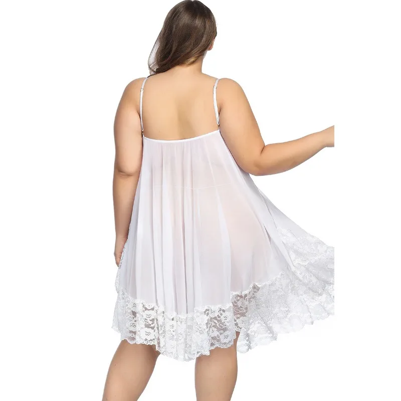 Pajamas, Sexy Camisole Dresses, Oversized Chubby Pajamas, 200 Pounds To Wear Sexy Plus Size Lingerie Sexy Dress Porn