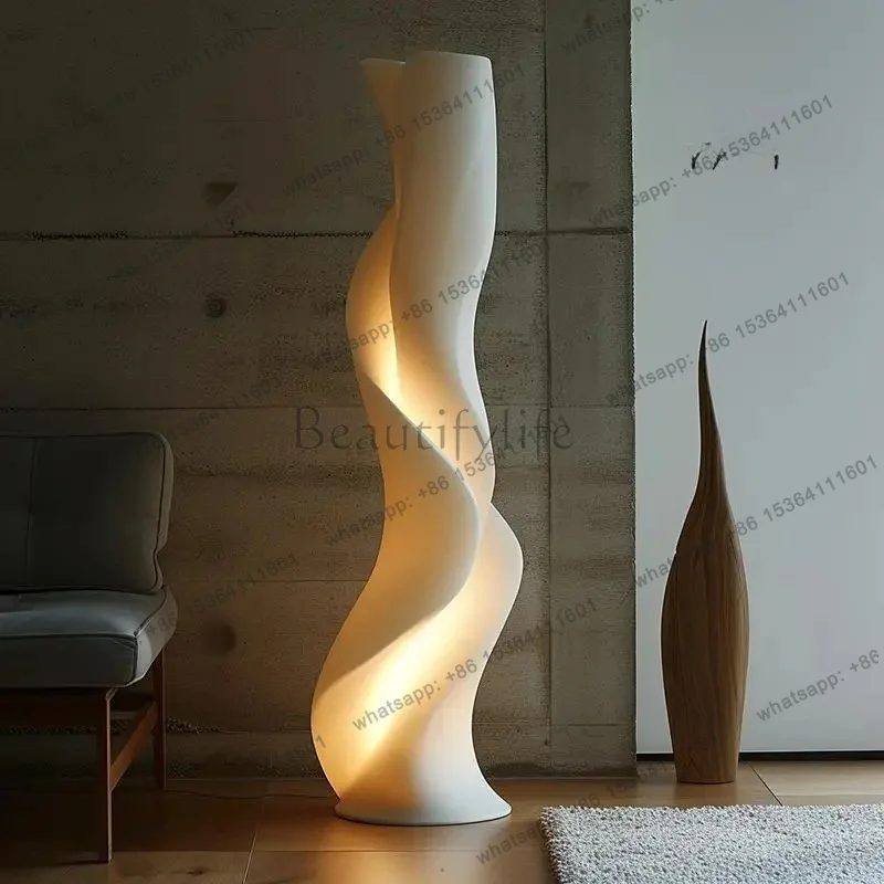 HOT New modern simple living room floor cream log wind edge decoration French study bedroom