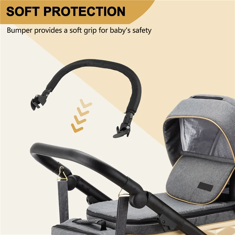 

B05C-Baby Stroller Accessories Stroller Armrest Bumper Bar Pushchairs Pram Part