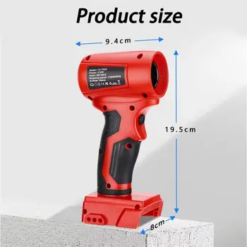 適用於 Makita/Bosch/Dewalt/Milwaukee/Ryobi 18-20V 鋰離子電池的可調式滅火噴嘴便攜式風扇噴射渦輪鼓風機(最新款) 10 最佳銷售 利比鼓風機 - №5