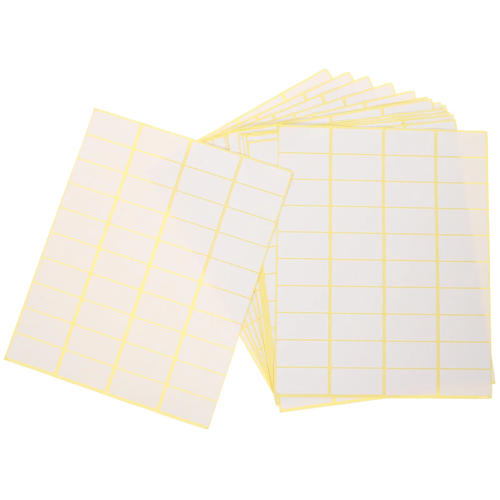 600pcs 15 Sheets Price Sticker Labels Blank Write On Adhesive Easy Peel Off For Retail Organization White Stickers