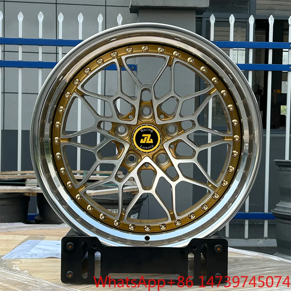 JZ Custom 2-Piece 5x120mm Forged Wheels Rims for F32 F33 E87 E8 F20 F21 E65 E66 E53 E70 F15 G05 Passenger Carwheels Tiers