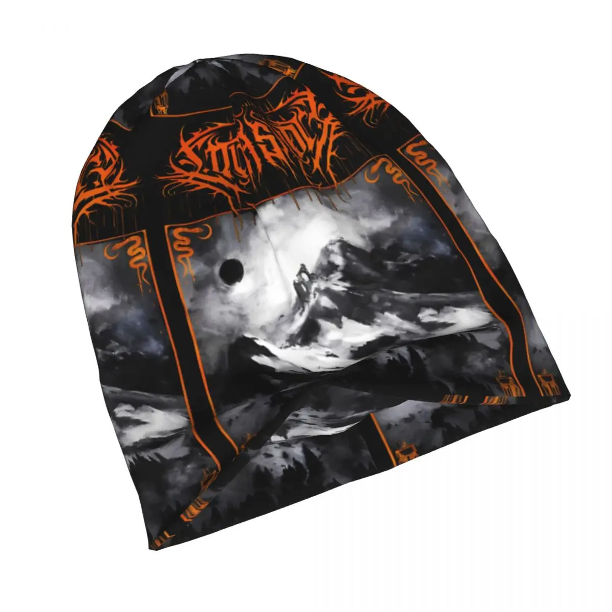 Bonnet Hats Lorna Shore Men Women's Thin Hat Genres Deathcore Lorna Shore Logo Wallpaper Autumn Winter Warm Cap Hip Hop Skullies