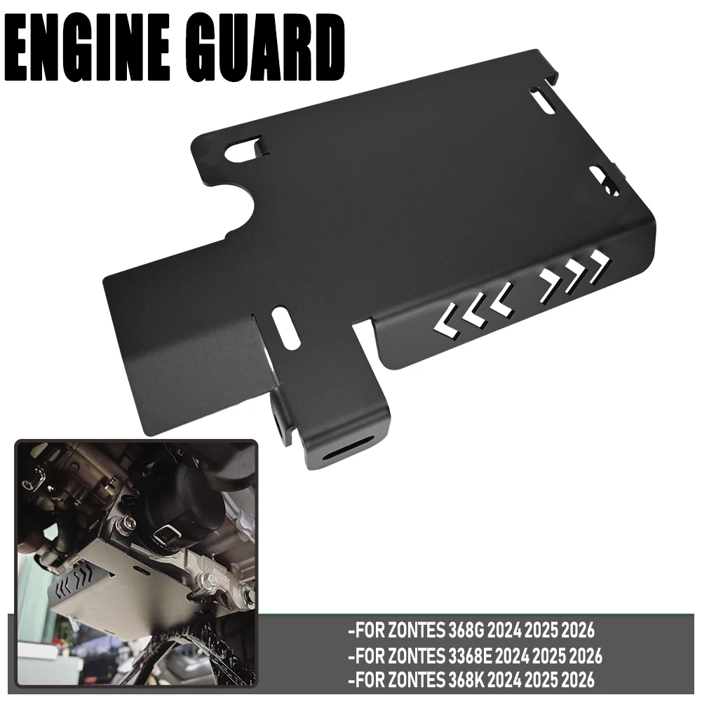 

For Zontes 368G/368E/368K 2024 2025 2026 Motorcycle Engine Bottom Protective Cover Anti-Collision Engine Chassis Guard