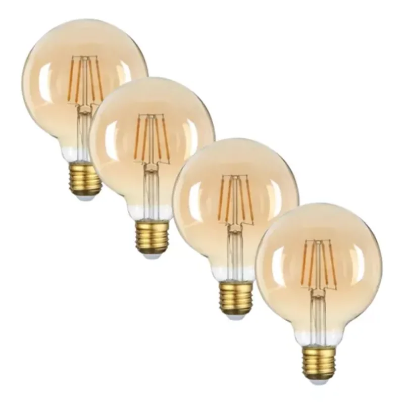 Edison  Balloon Spotlight G95 Amber Retro Warm 4W E26 Warm White  Spotlight Lighting