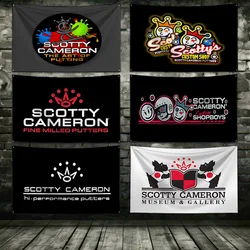 60x90cm  Scottys Camerons Flag Polyester Digital Printing Banner for Garage Wall Art Out Door Decoration