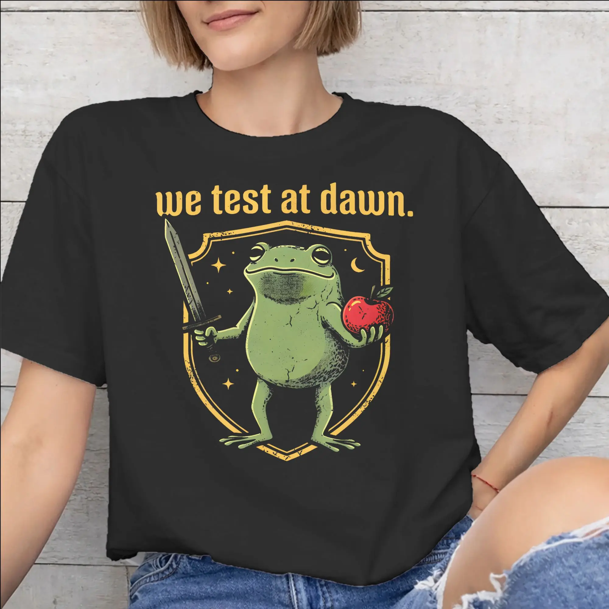 WE Test AT Dawn Tee Shirt for Men Women New Arrival T Shirts  100% Cotton Clothes