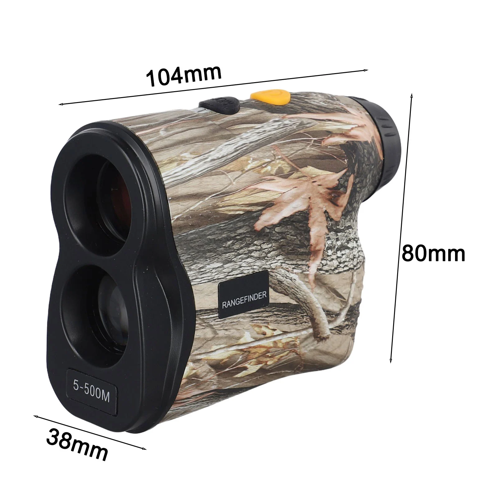 Cleaning Cloth Digital Golf-Monocular Camouflage 105 * 82 * 43mm 2 * AAA 6X Superior Resolution Cleaning Cloth