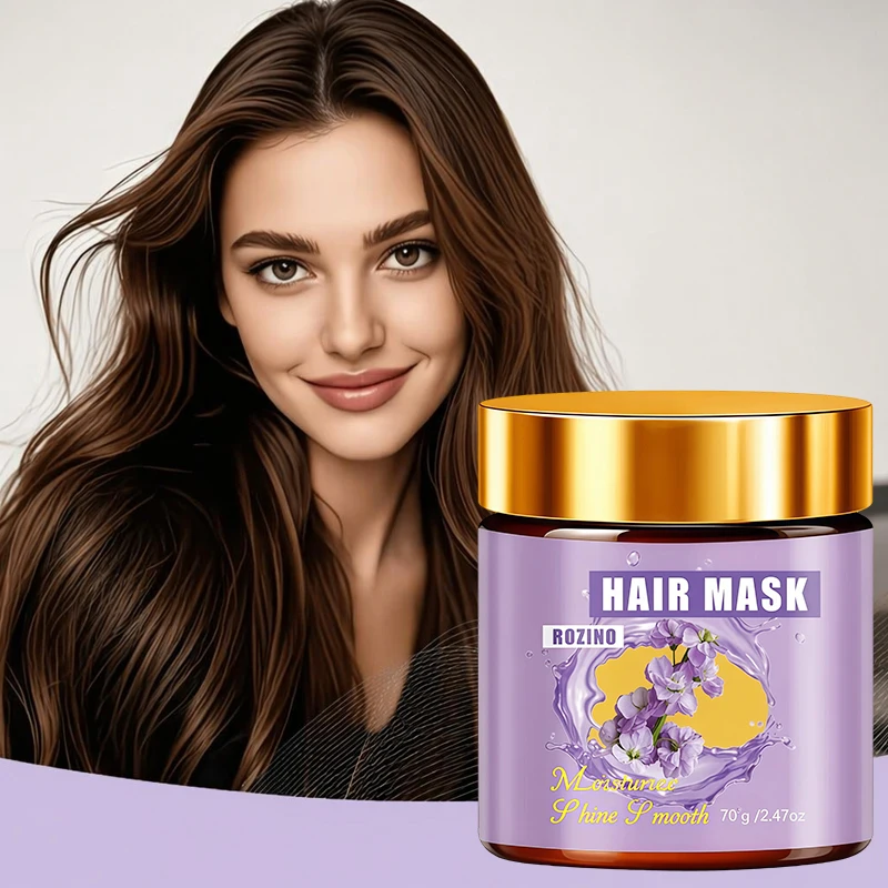 Rozino Hair Mask - Deep Moisturizing, Non-Evaporating Cream, Suitable for All Hair Types, Ideal for Dry Hair, Hair Repair Mask |   Moisturizing Hair Mask |   Smooth Hair Texture, a Must-Have for Hair Care.