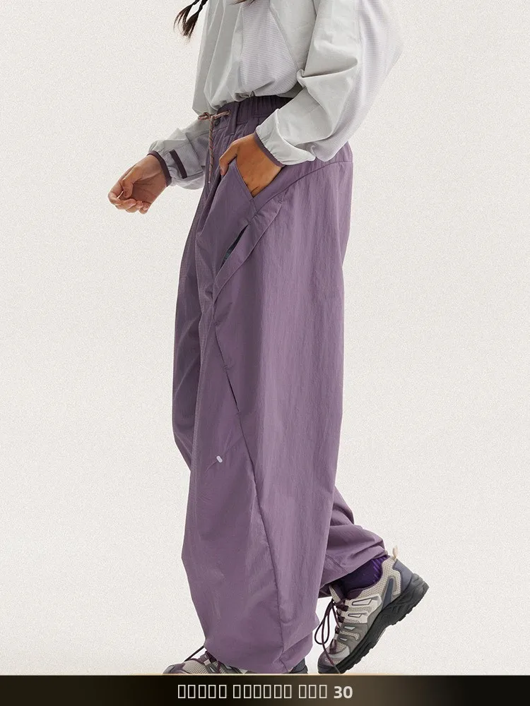 

NTED Mountain Series Men's Outdoor Water-Resistant Multi-Pocket Work Trousers Lightweight Quick-Drying Spring Autumn New Style