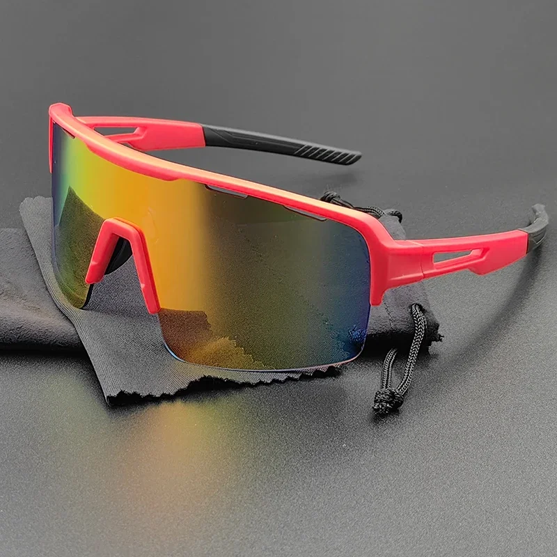 2024 UV400 Cycling Glasses Sports Bicycle Sunglasses Men Women MTB Running Fishing Goggles Male Bike Eyewear Fast Cyclist Eyes