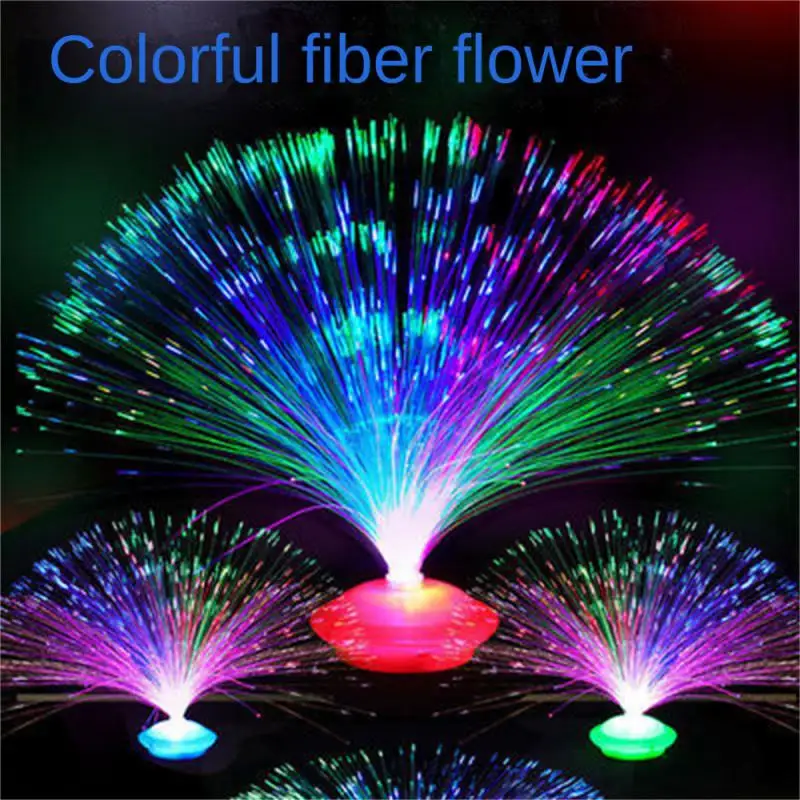 Fiber Optic Lights Battery Not Included Night Light Led Lamp Beautiful In Colors Abs Electronic Components Durable Convenient