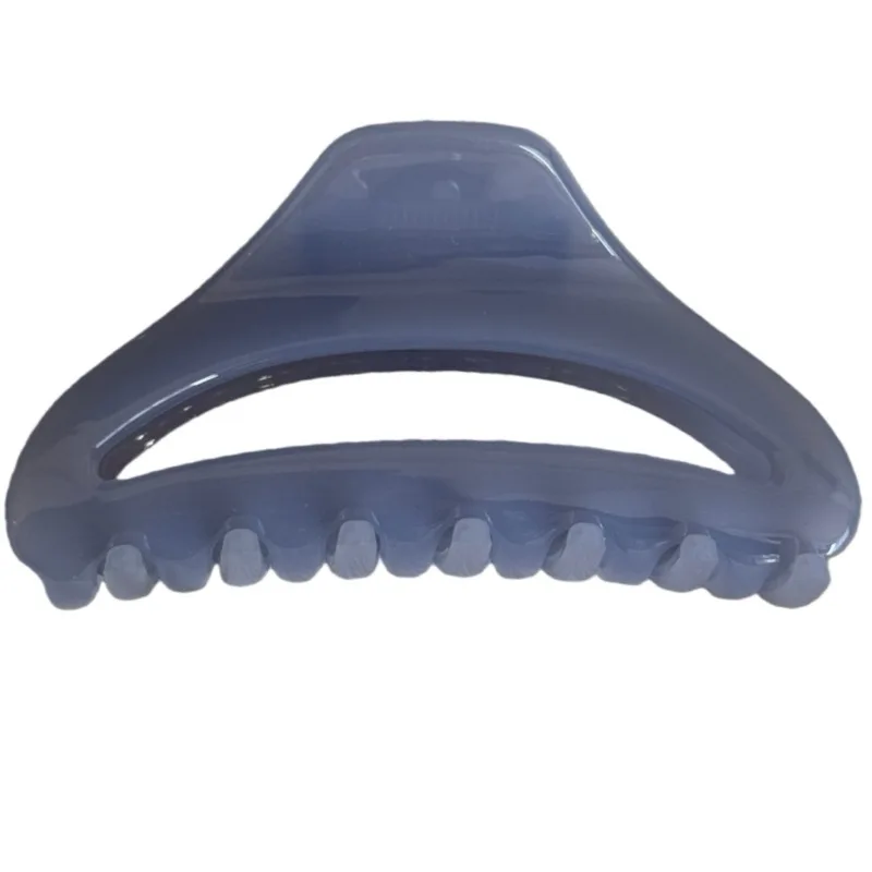 Hollow curved medium grab clip high end gold label hairpin female back head disc hair shark clip view 5