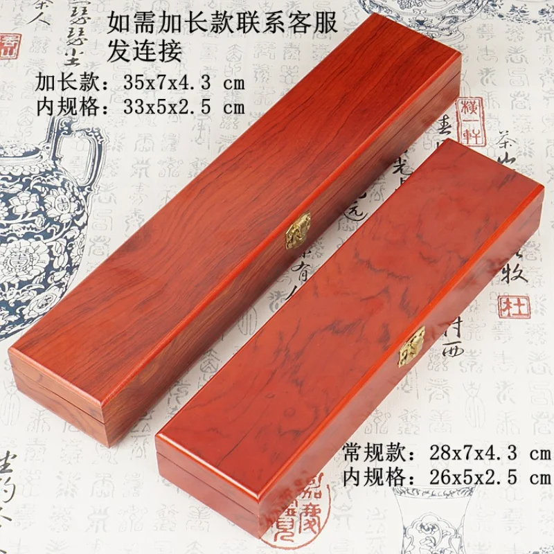 High-grade Jewelry Wooden Box Buddha Beads Packaging Box Brush Stationery Bracelet Necklace Jewelry Collection Box Wholesale