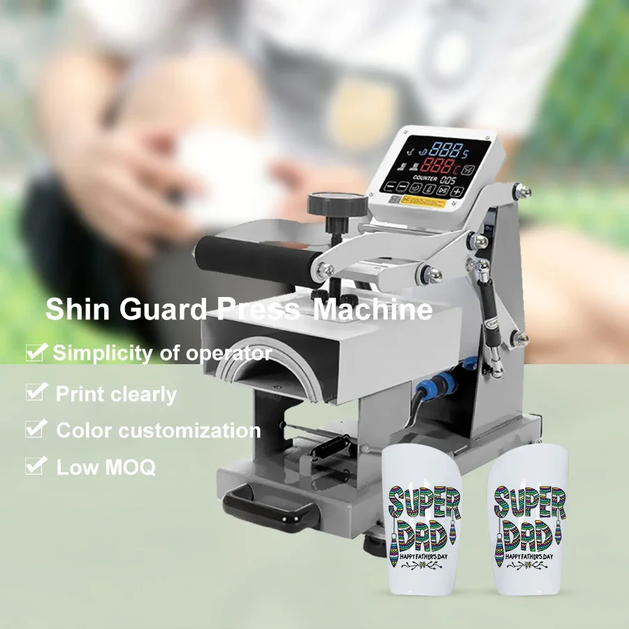 manufacturer easy operate home use portable sublimation shin guards heat press machine high precision color reproduction