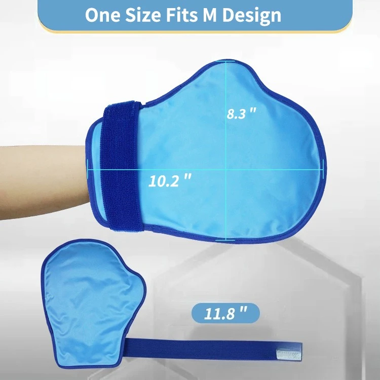 Ice Packs, Gloves, Foot Covers, Ice Caps, Reusable, Cold Compress for Hand Foot Burns, Cold Compress To Cool Down Relieve Pain view 2
