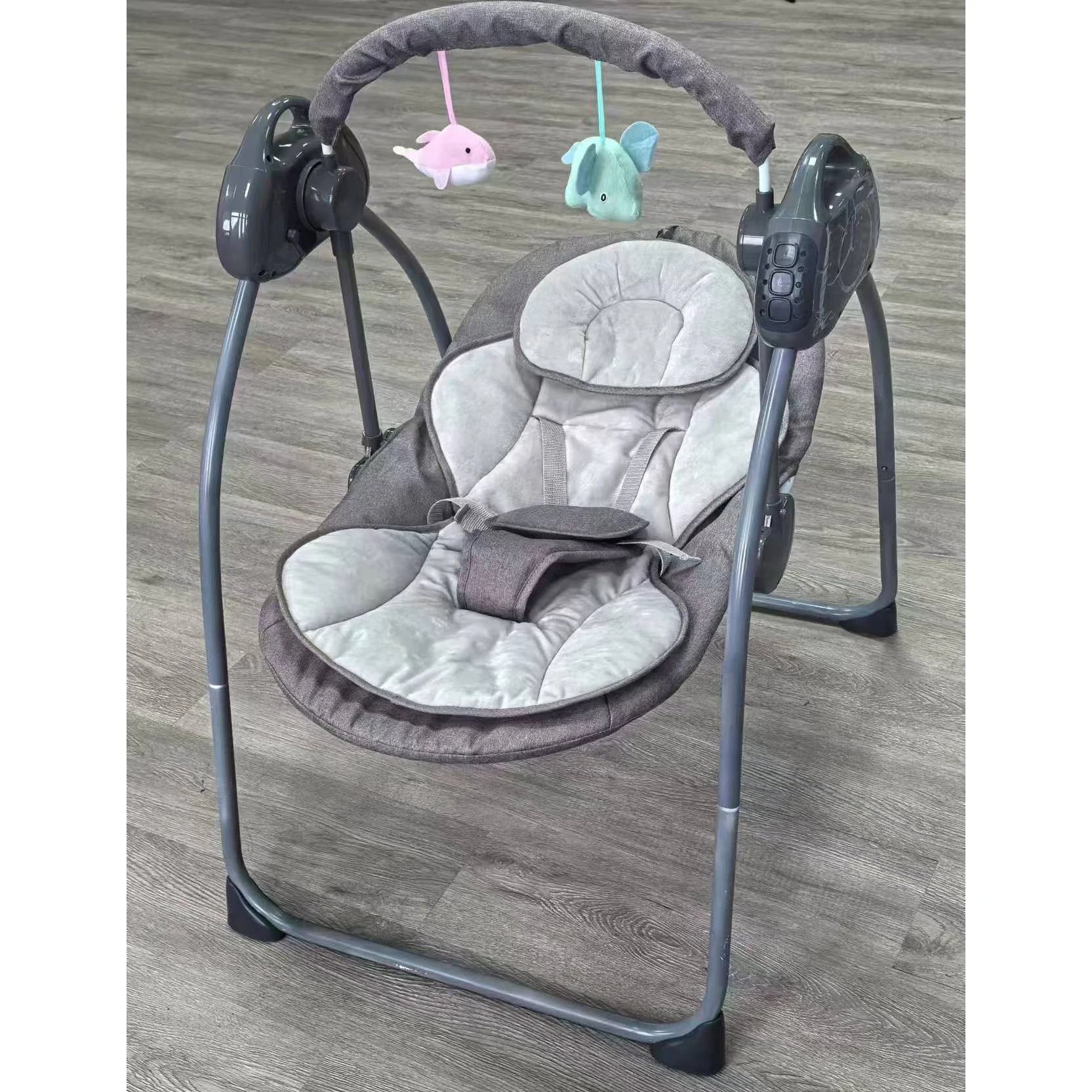 Foldable Smart Electric Baby Cradle MP3 Music Sleeping Bed Bluetooth Remote Control Rocking Chair Babies Nest With Mosquito Net