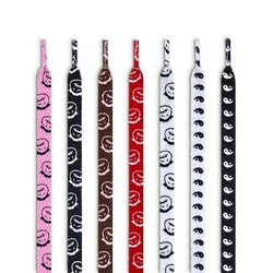 1 Pair Print Cartoon Funny Wild Shoelaces High-top Canvas High-top Canvas Casual Shoe Laces Shoe Strings 120/140/160/180CM