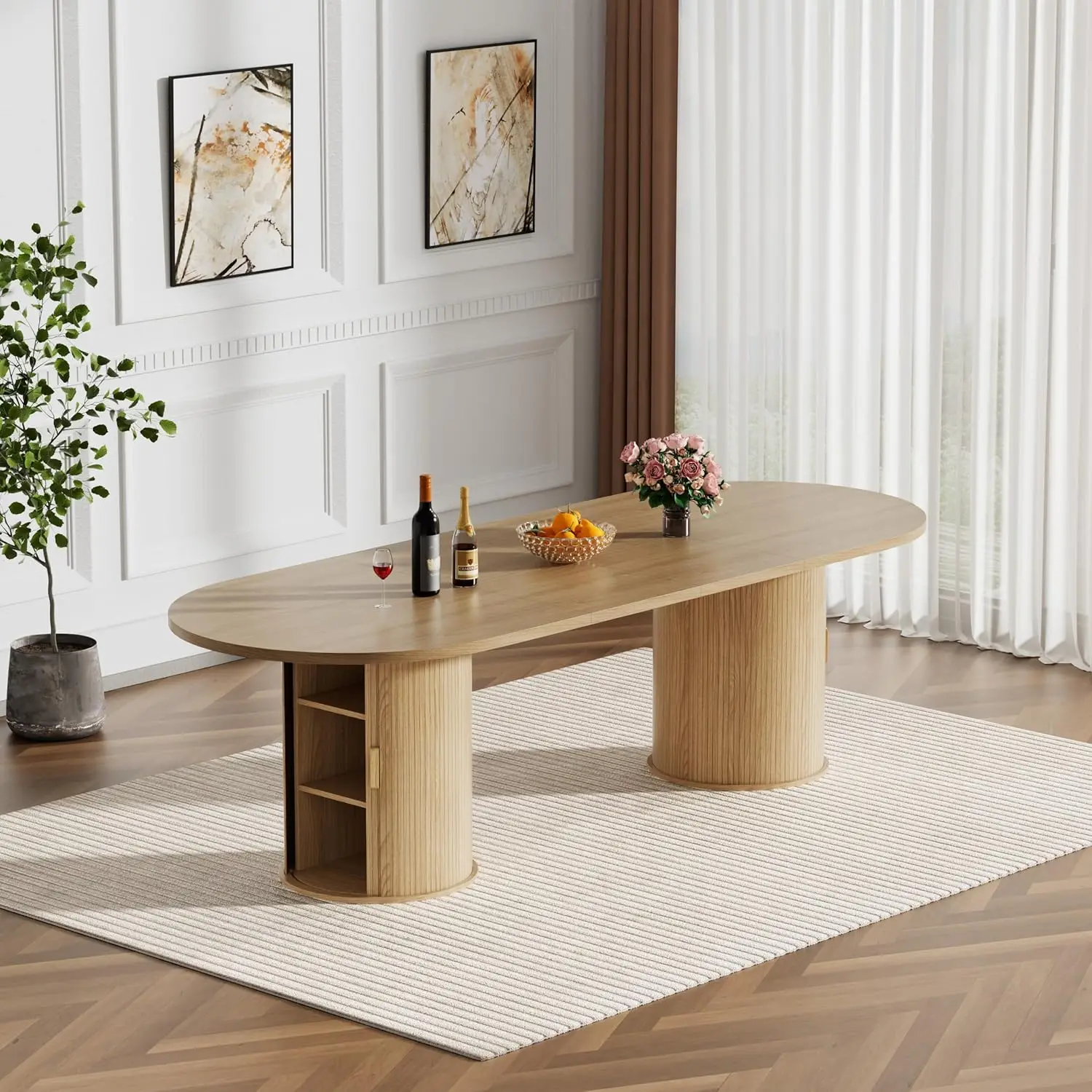 Extendable 8-Seat Dining Set 4