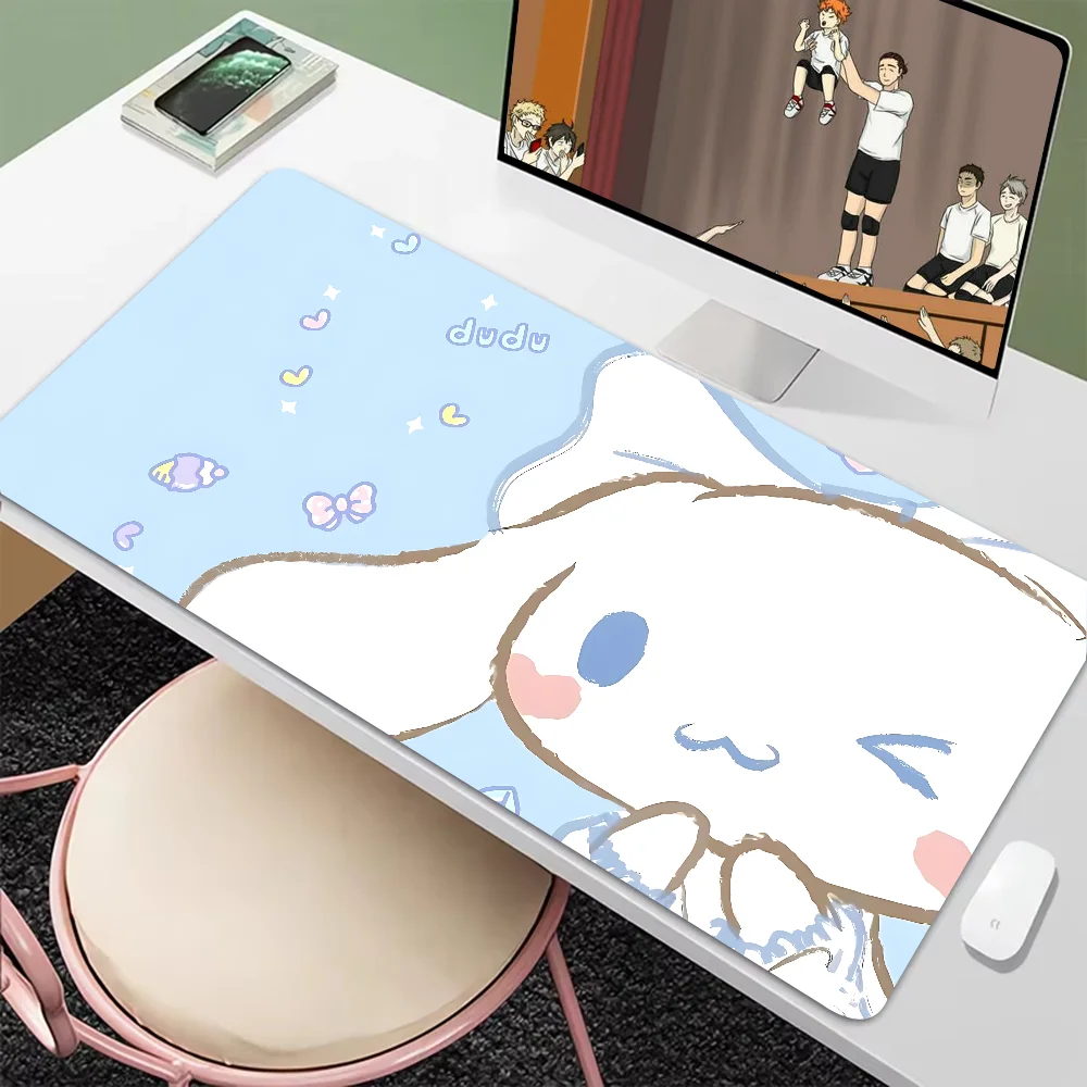 

S-Sanrio Cinnamoroll Dog Mousepad New Arrivals Large Gaming Mousepad L XL XXL Gamer Mouse Pad Size For Keyboards Mat