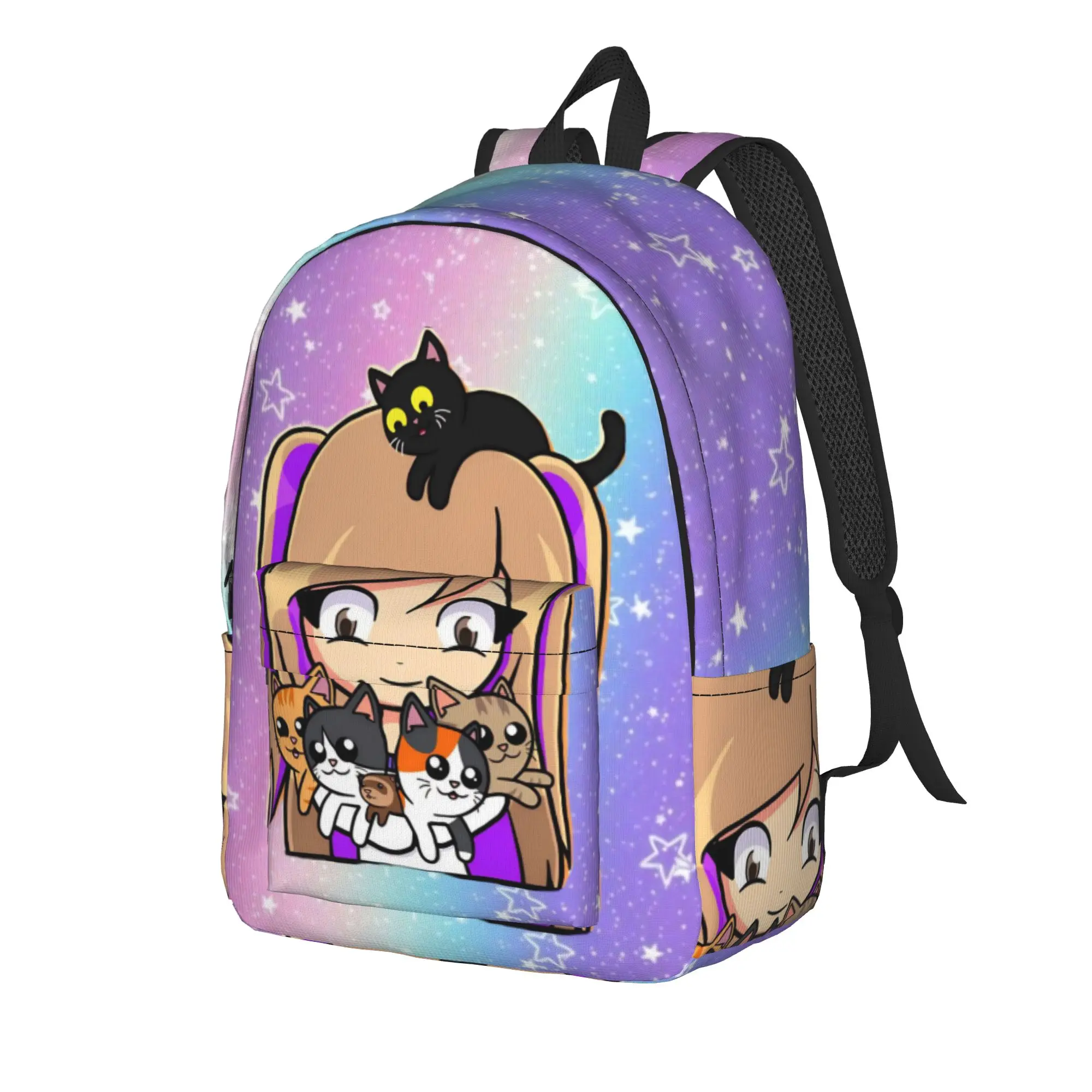 Lyna Vallejos Gamer Backpack for Men Women Teenage Student Work Daypack  Laptop Computer Shoulder Bag Durable