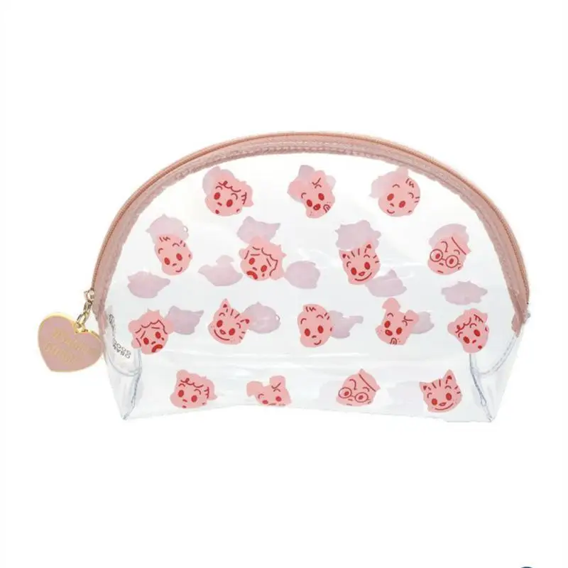 Kawaii Cute Harada Osamu New Pattern Transparent Pvc Cosmetic Bag Lovely Storage Bag Cute Girl Christmas Gift for Children