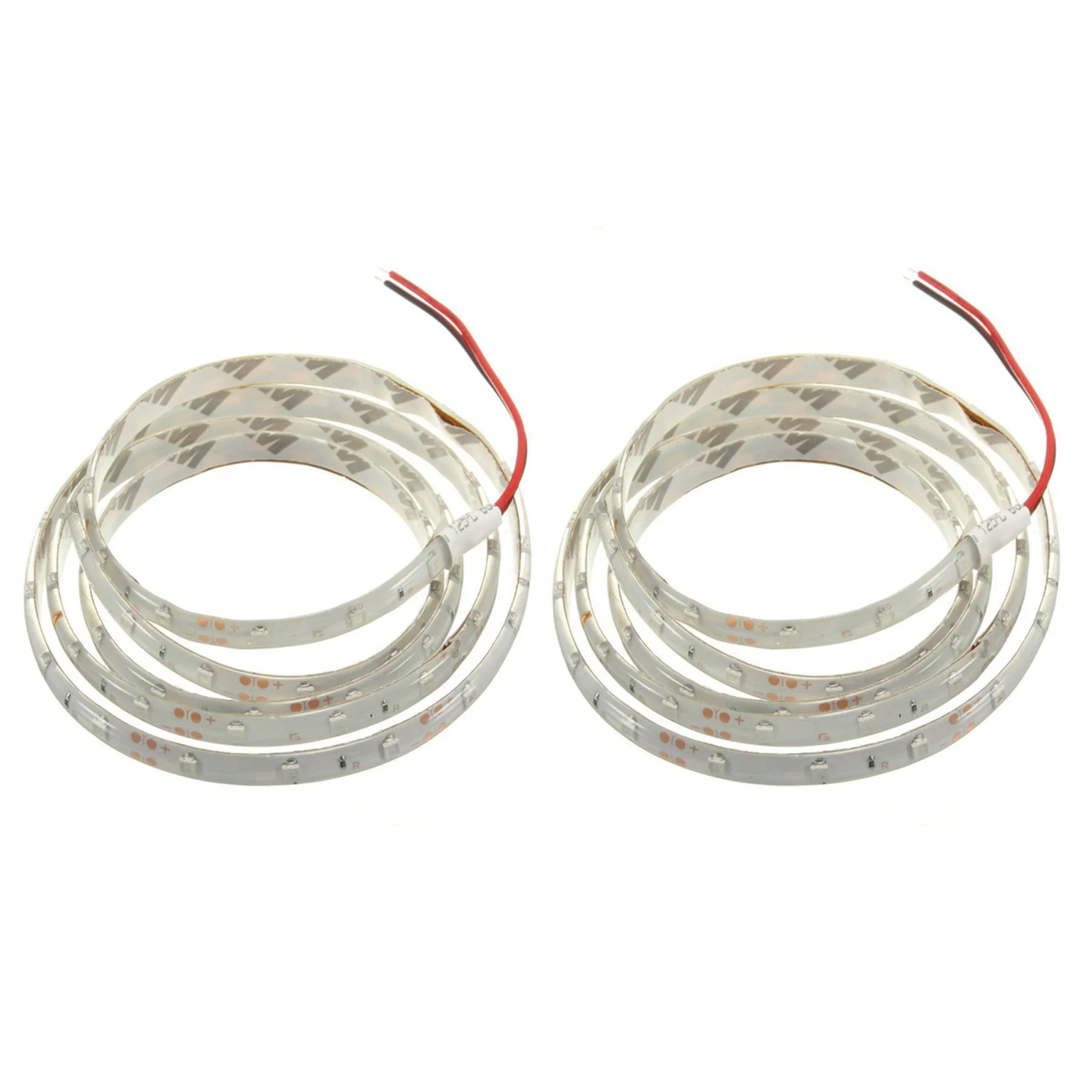 N96R 2X 1M 60-3528 SMD Waterproof LED Light Strip DC12V (Red)
