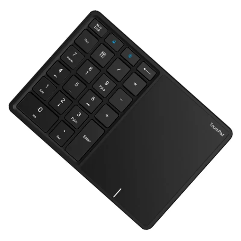 Exquisite-Digital Keyboard Numeric Keypad With Touchpad USB+ Bluetooth Wireless 22 Keys Number Keypad