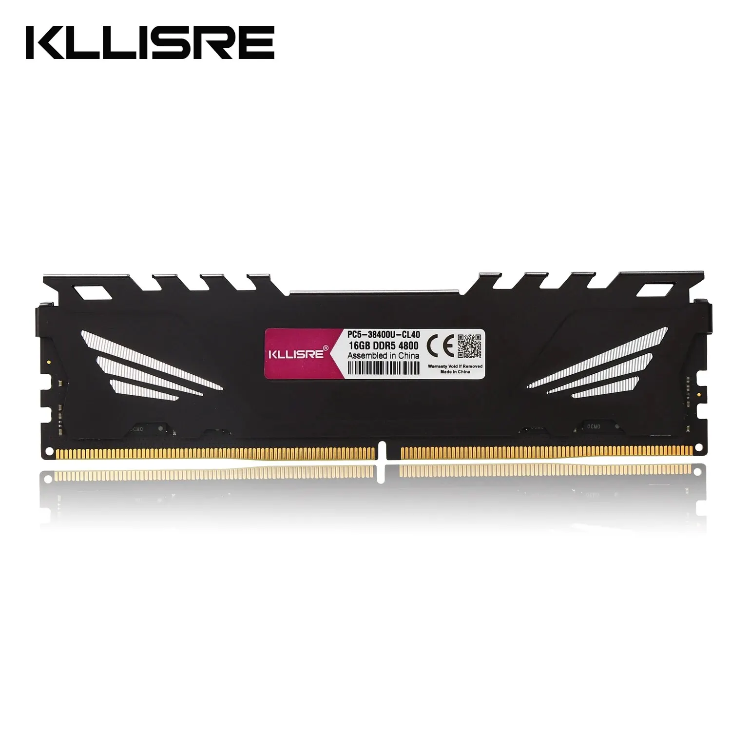 Kllisre DDR5 16GB Ram 4800MHz 1.1V CL40 DIMM Desktop Memory Support DDR5 Motherboard