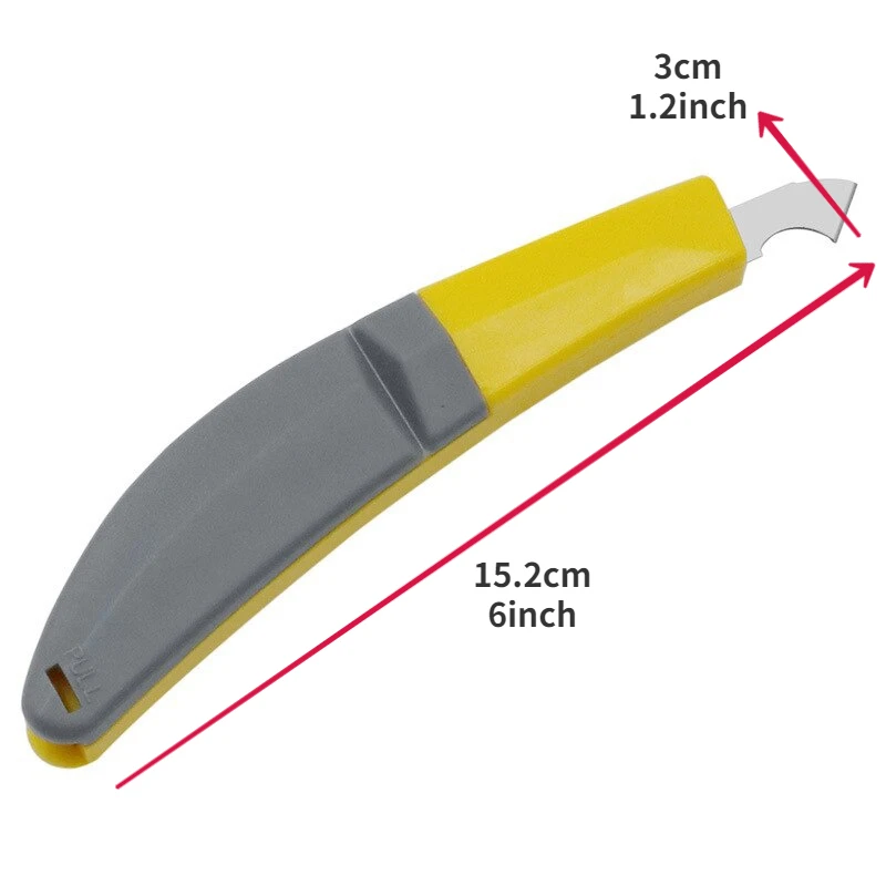 أداة قطع الأكريليك مع 3 شفرات احتياطية لشفرات سكين بخطاف فولاذية يمكنك صنعها بنفسك لوحة عضوية لإصلاح اليد #2