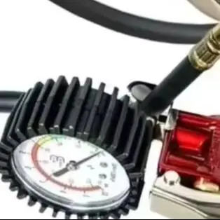 Pressure Gauges - High Precision Tire Pressure Monitor with Inflation Head for Automobiles - Inflating Gun for Tire RakingMachie