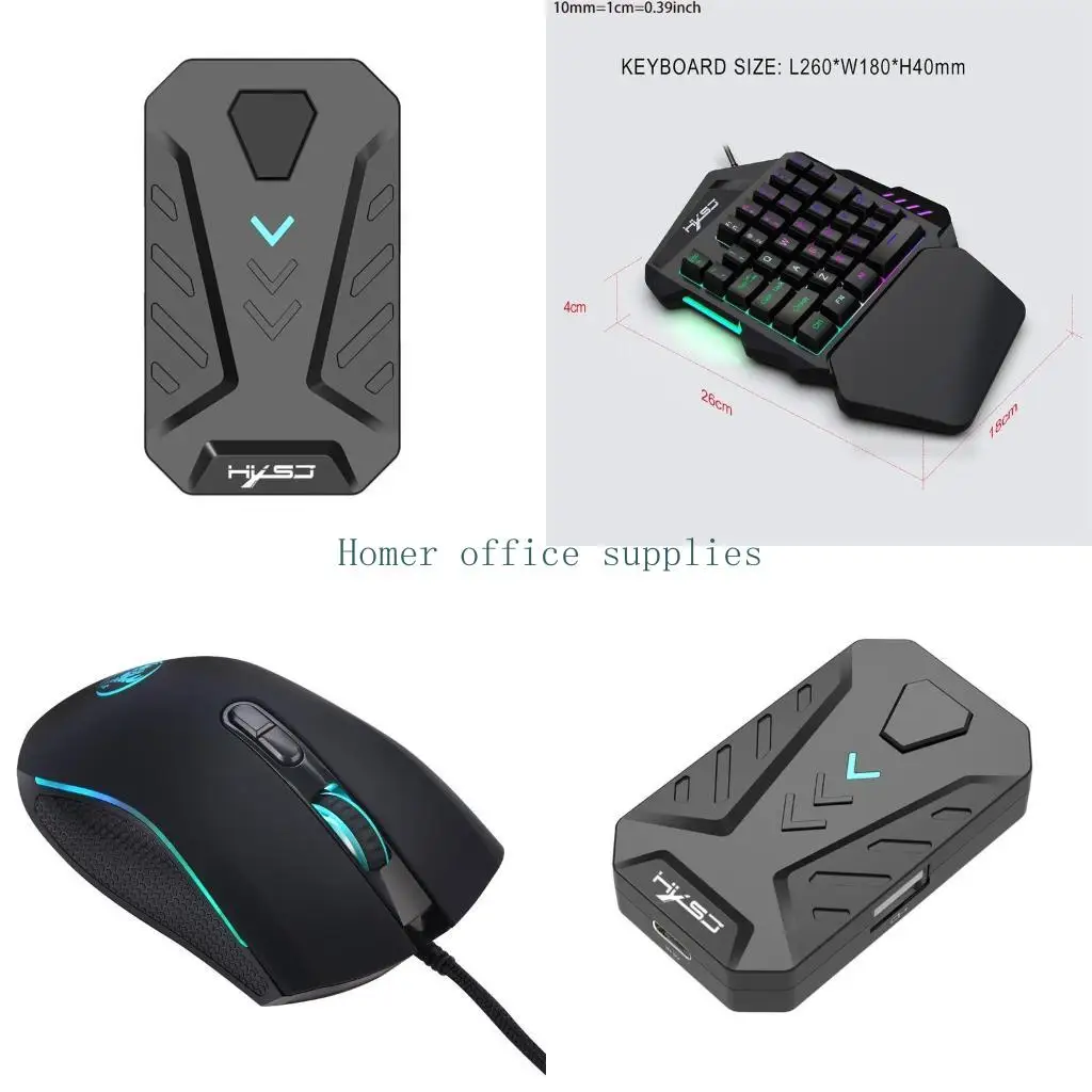 

K43B Mobile Phant Game Converter Adapter Клавиатура и мыши играют джойстик для Switch Клавиатура и конвертер мыши