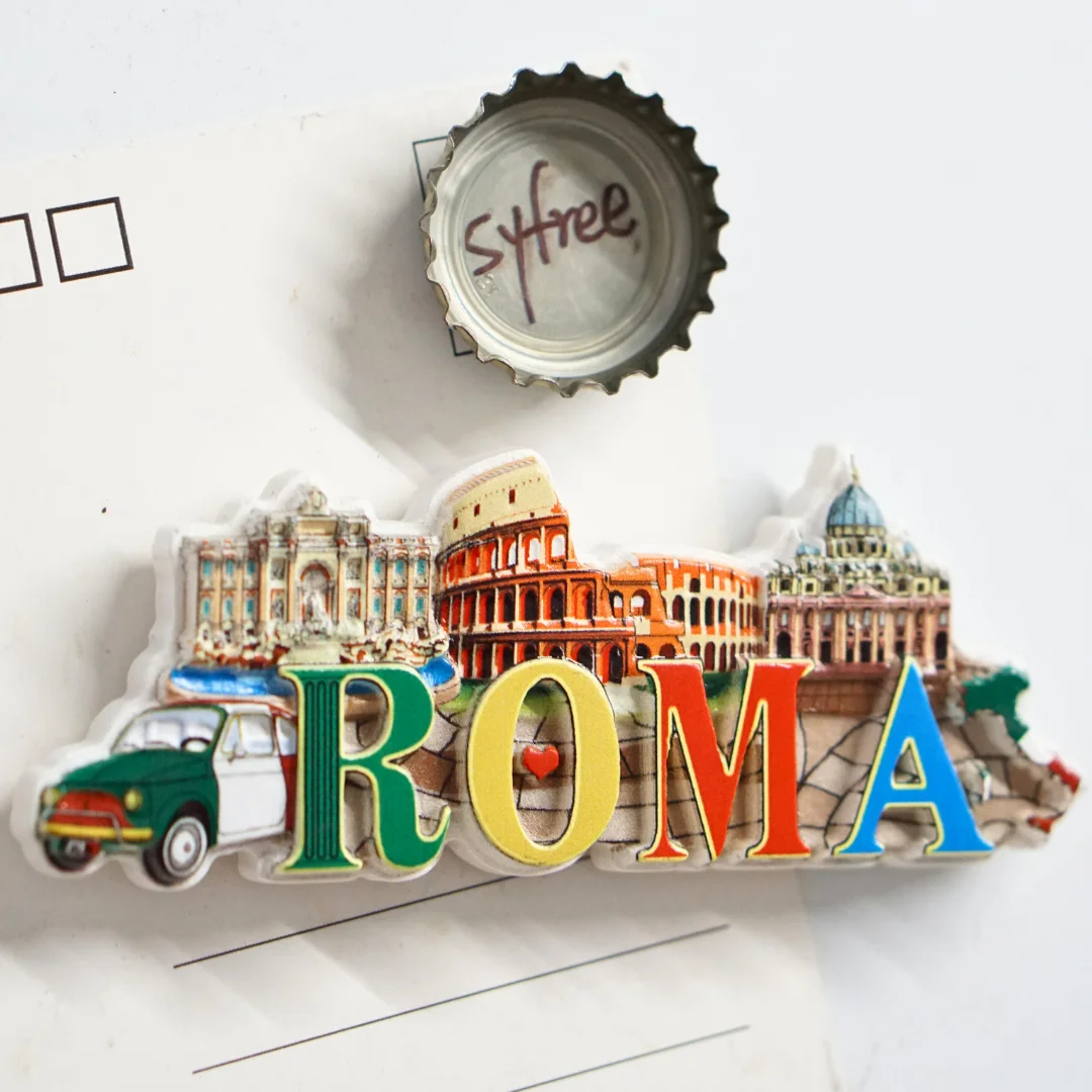 Rome Italy Fridge Gladiator Magnets, Italy Rome Attractions Magnets, Rome Alphabet Fridge Magnets,Home decorations,