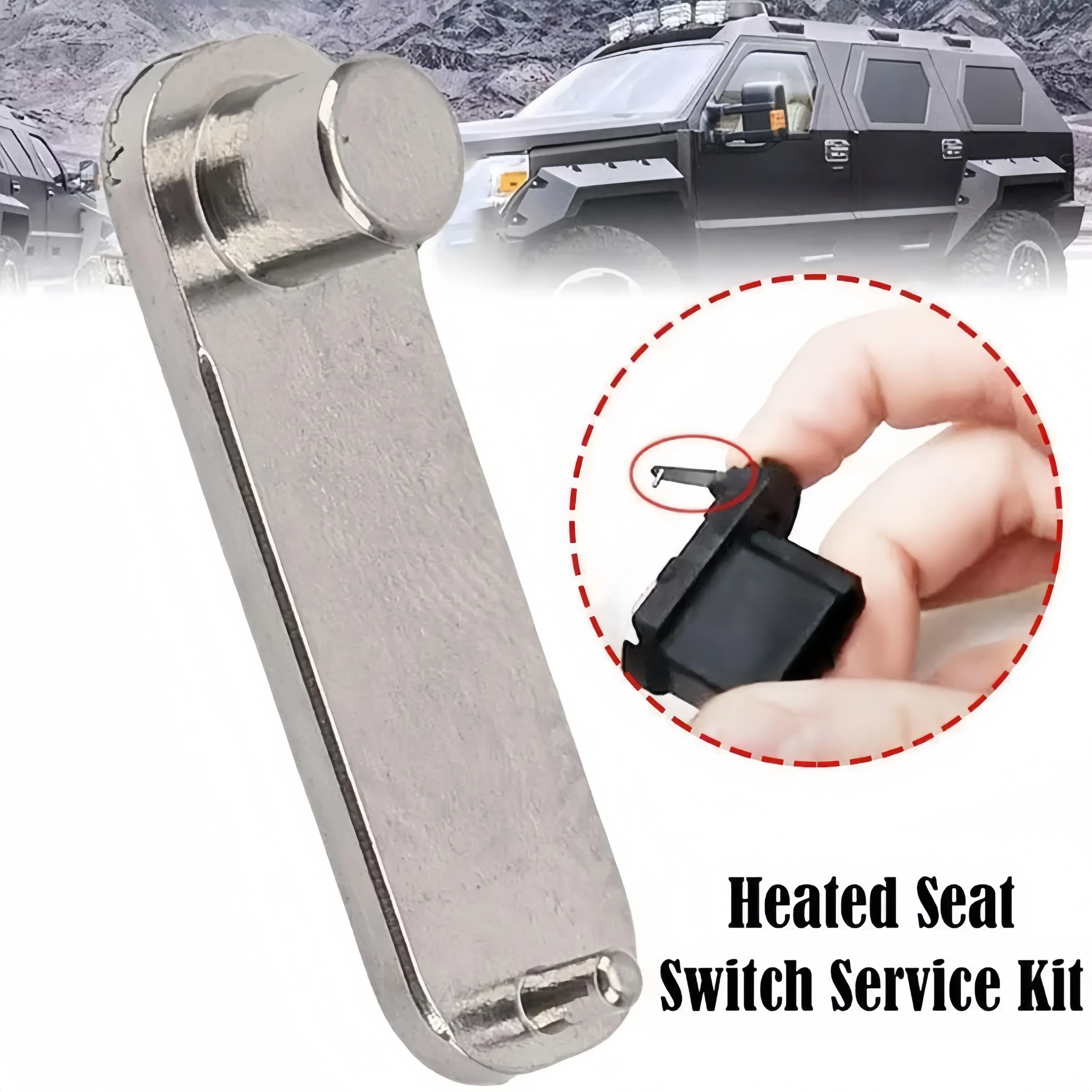 Car Seat Heating Switch 6706942 For Ford Fiesta Mondeo KA Transit Cougar Escort Fusion Tourne Car Interior Switch Accessories