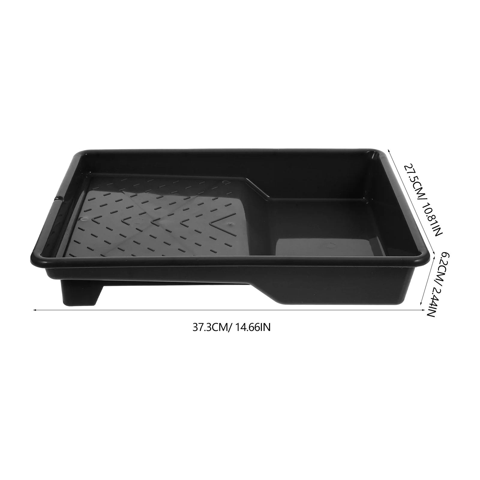 Universal Plastic Paint Tray 9 Inch Disposable Paint Pan Liner Roller Tray Black Wall Painting Supplies Wall Painting Supplies
