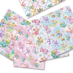 BEAST KINGOM co-branded cartoon 140x50CM fabric cartoon patchwork children's home textile sewing doll skirt curtain girl skirt 1