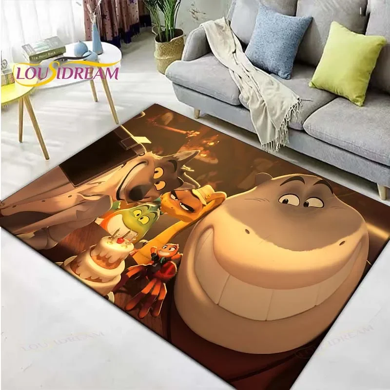 Cartoon Film TT-The-Bad-Guys Printed  Carpets Living Room Anti-Skid Area Rug Kids Bedroom Mats Yoga Mat Large Carpet Decor