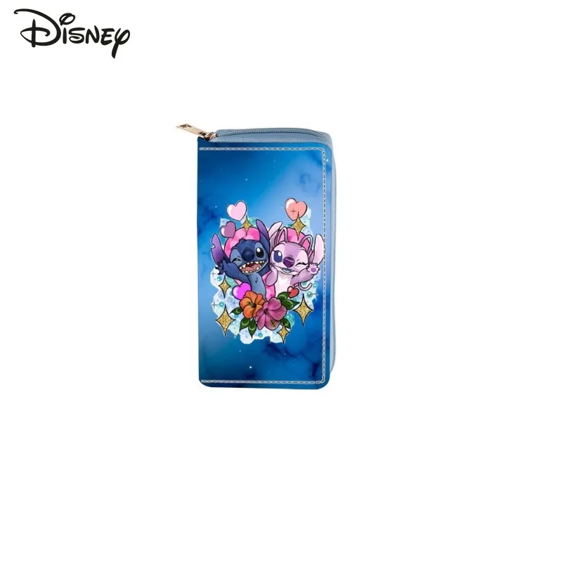 Stitch 2025 New Women's Long Wallet Fashionable and High-quality Women's Multi Card Bag Storage Cartoon Versatile Zero Wallet