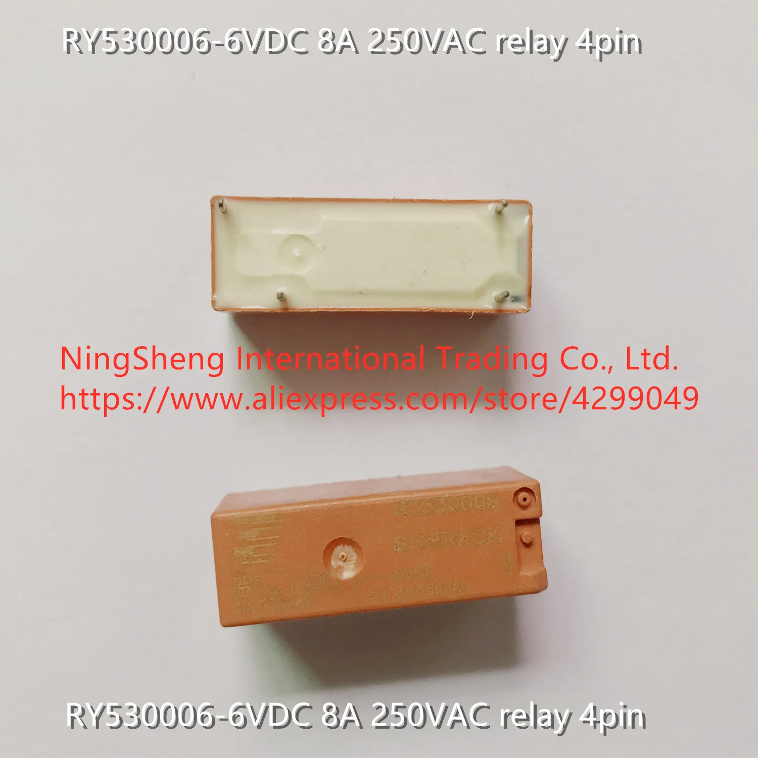 original-novo-100-ry530006-ry530006-6vdc-8a-250vac-rele-4-pinos