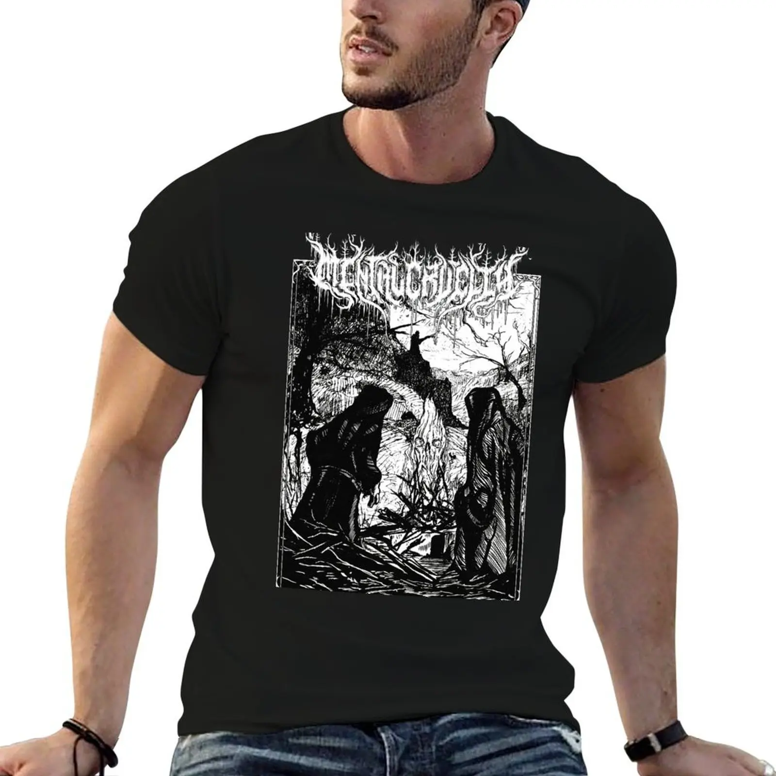T-shirt Mental Cruelty Avgang, coupe ample, style urbain décontracté