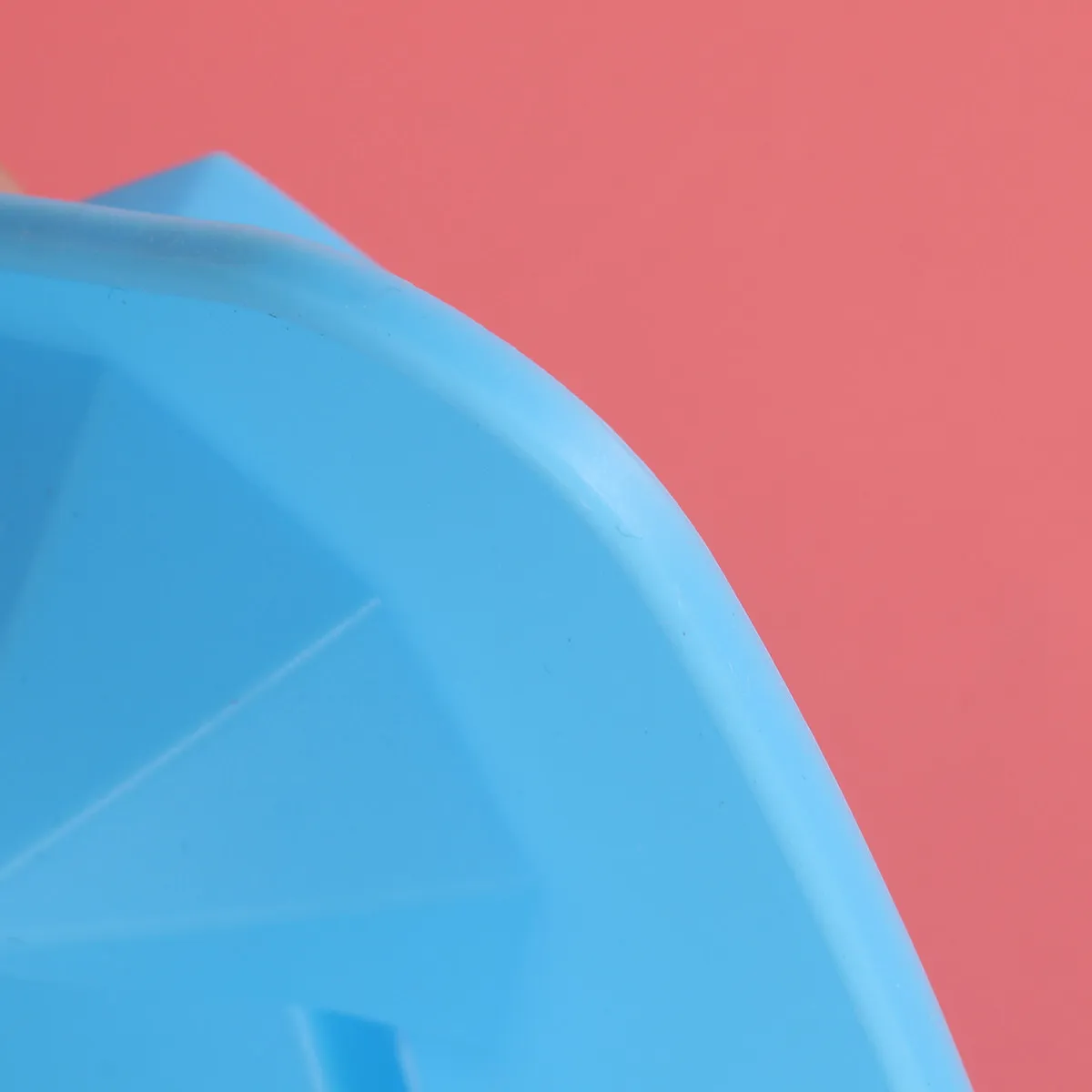 Silicone Cube Tray 6 Lattices Design for Kids Playing DIY Pudding Jelly Candy Making Sky Blue Ice Cube Trays