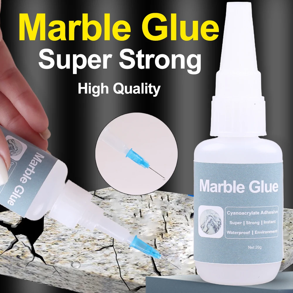 Professional Super Extra Strong Glue Marble Stone Jewelry DIY Craft Instant Adhesive Seconds Cyanoacrylate 502 Plastic Modeling