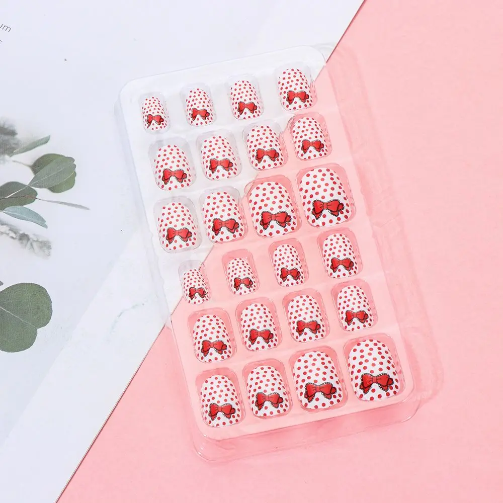 24 個の新しいファッション取り外し可能なスティックオンネイルネイルアートフェイクネイルプレスオンネイルフルカバー偽ネイルチップ