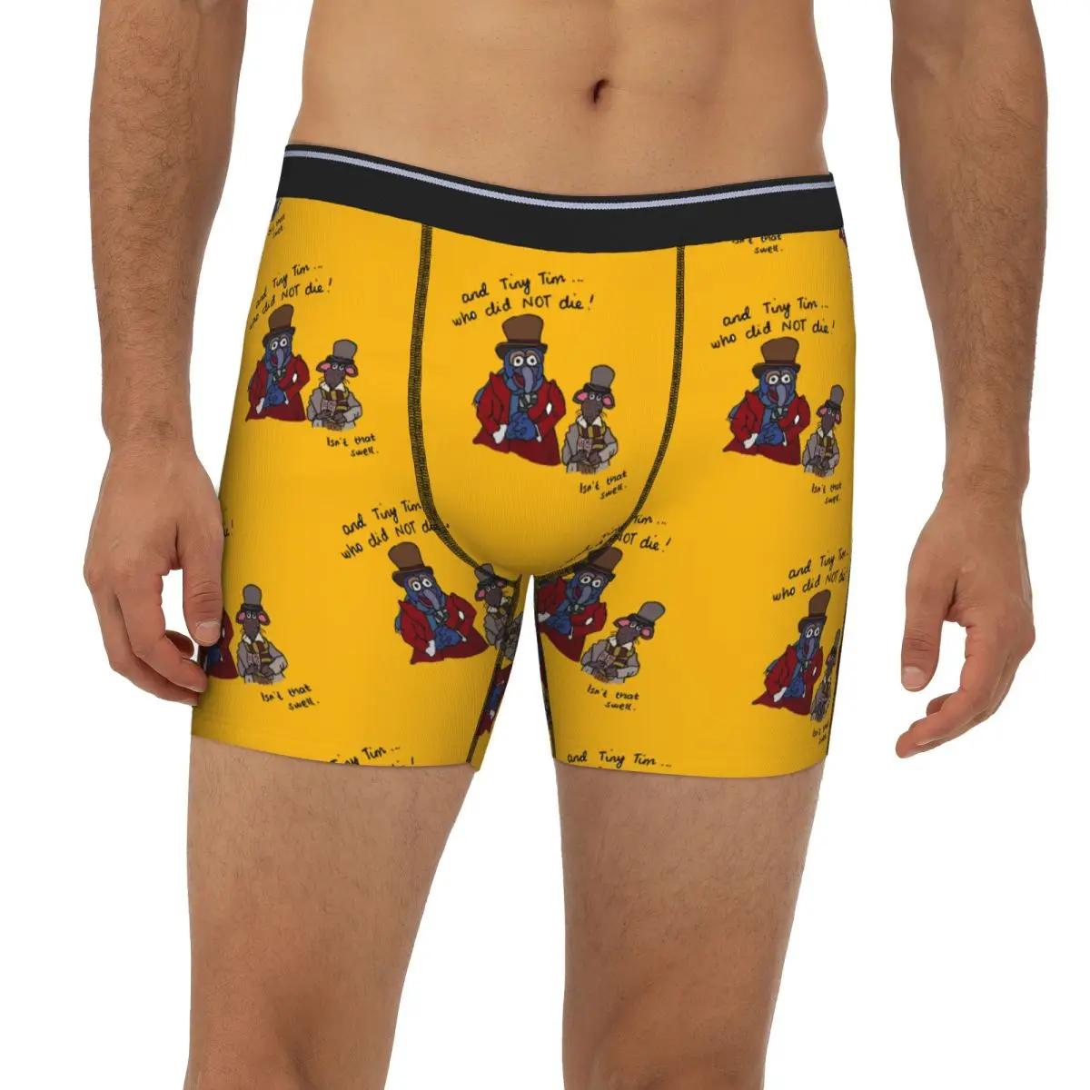 

И Крошечный Тим, который сделал НЕ умирает Маппет Рождественская керол, длинные трусы-боксеры, короткие мужские трусы, нижнее белье для мужчин, подарок бойфренду