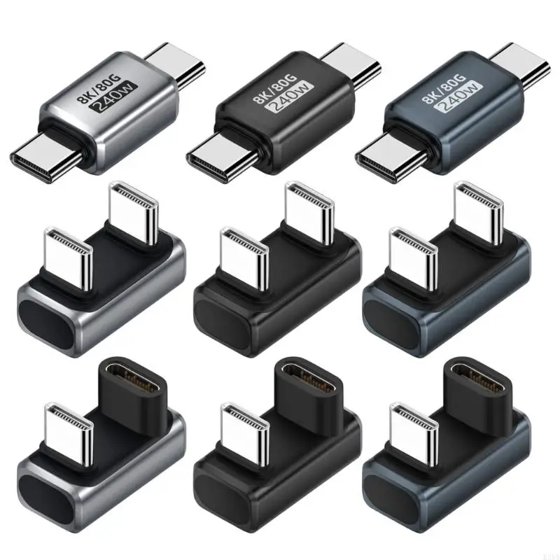 K3NB USB4 0 Type C Converter 80Gbps Speed 240W Power Delivery 8K60hz Display Aluminum