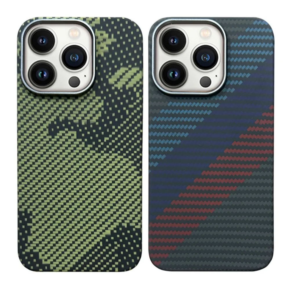 

Плавающий арамидное волокно для iPhone 15 Promax Kevlar чехол для телефона Apple защитный чехол из углеродного волокна