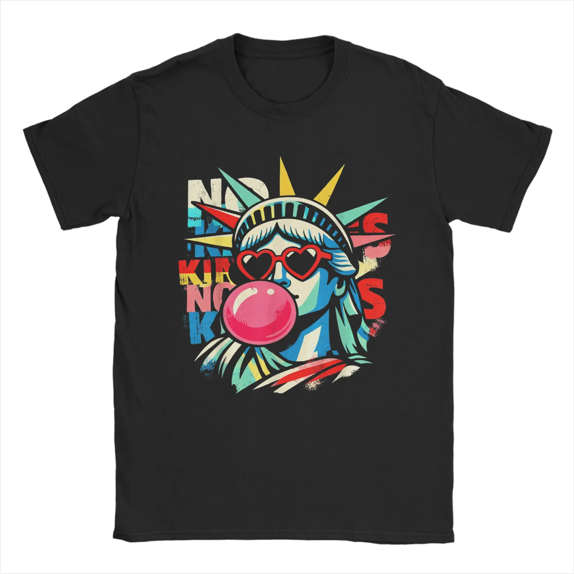 Resist Statue Liberty Cat Equality Retro Edgy Subtle Protest T-Shirt Summer  Awesome Tshirt For Mens Short Sleeve Clothes